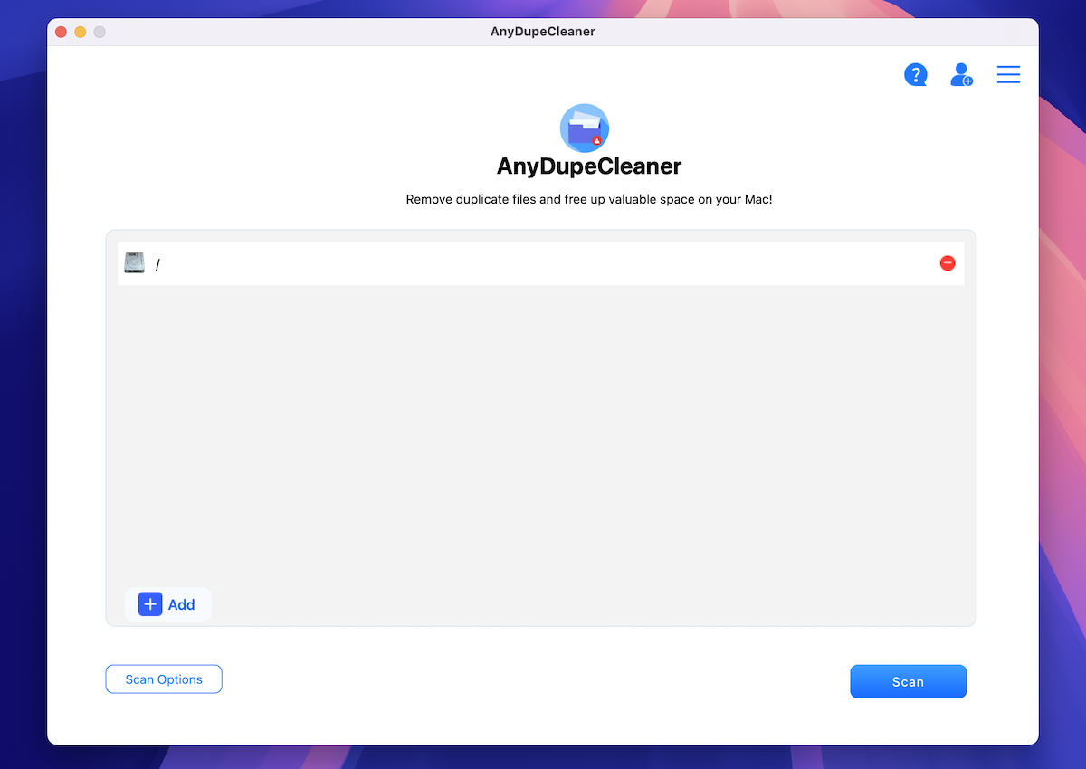 anydupeclean mac home