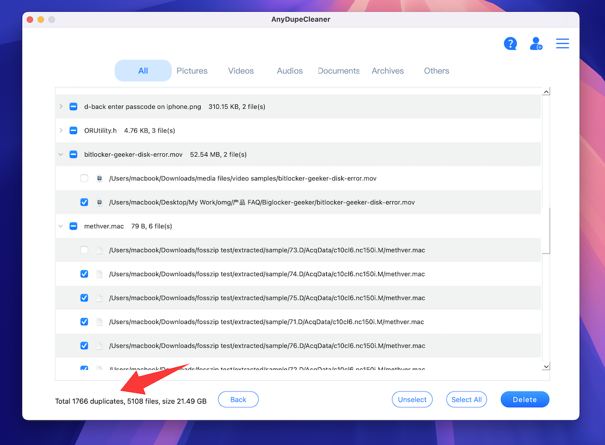 anydupecleaner mac review