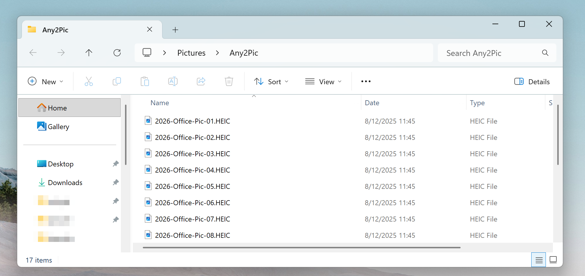 Any2Pic Rename Images